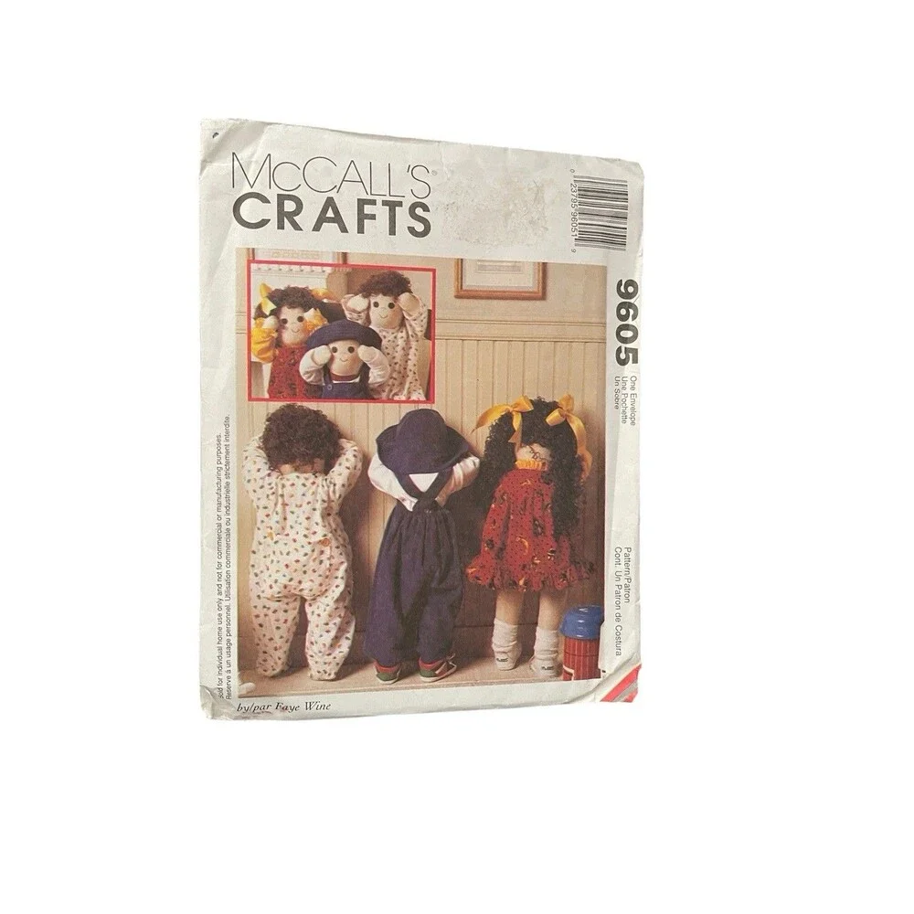 9605 McCalls SEWING Pattern Home Decor Fits 11.5